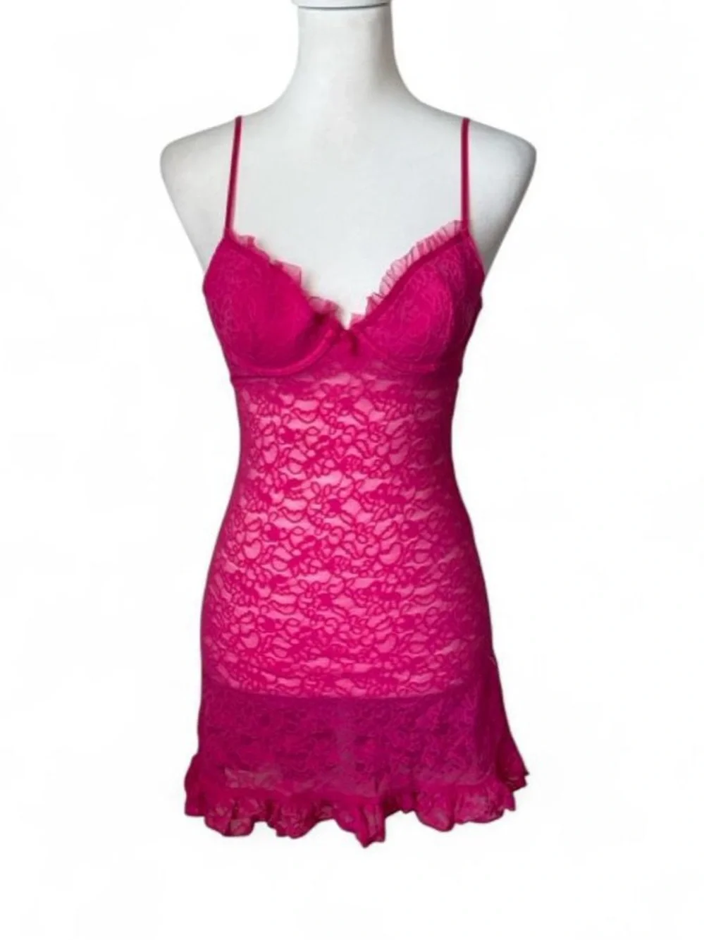Victoria’s Secret Lace Ruffle Slip